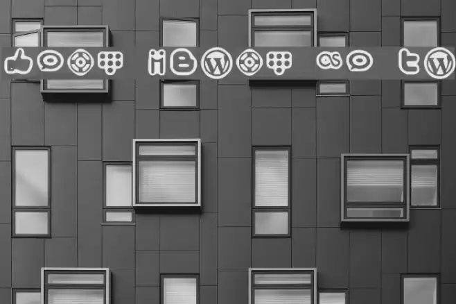 Social Media Icons Bold Font examples