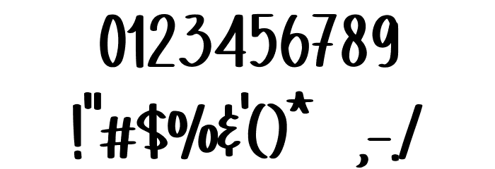 Social Melinda Font OTHER CHARS