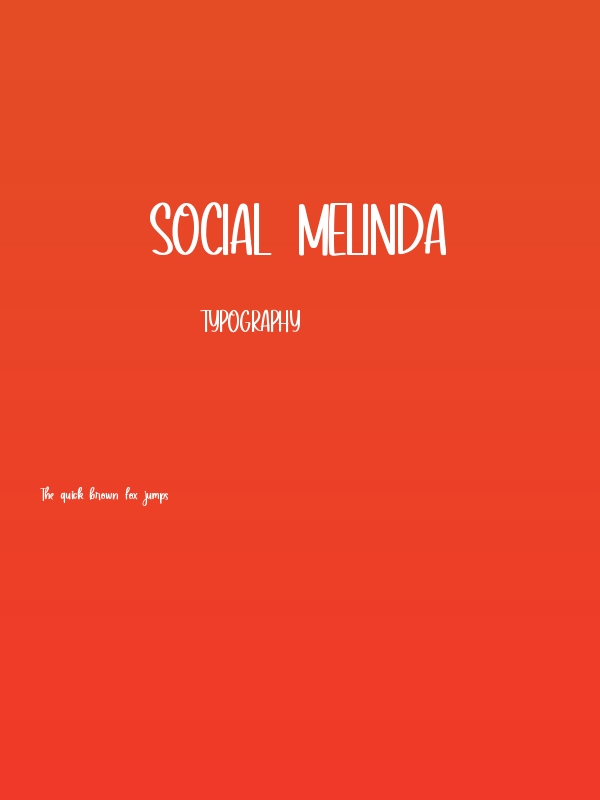 Social Melinda Poster