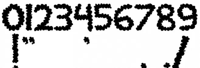 Social Monster Normal Font OTHER CHARS