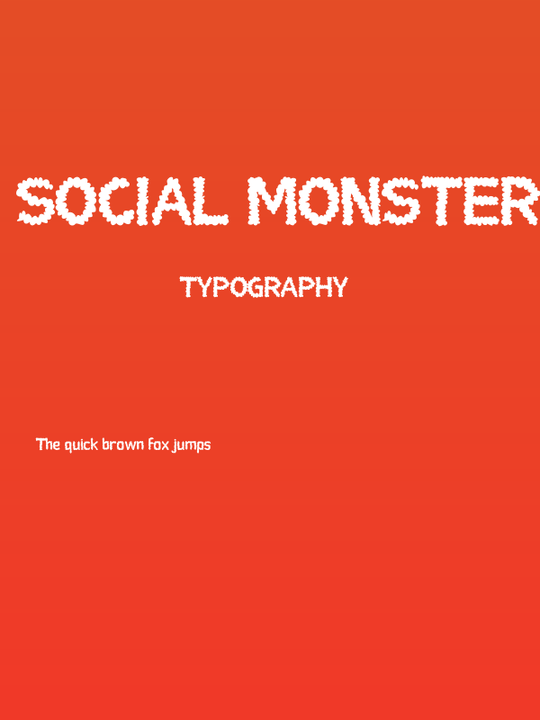 Social Monster Normal Poster