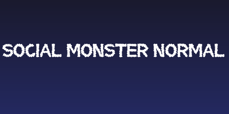 Social Monster Normal Social Header