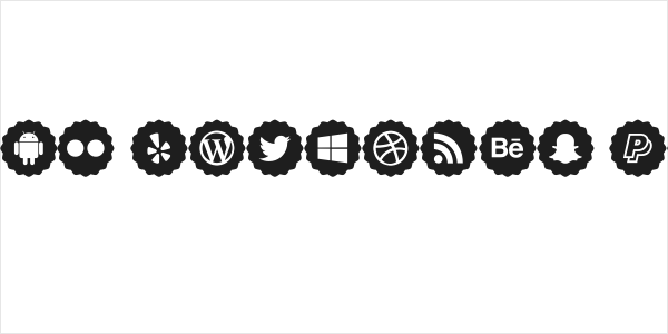 Social Networks Color Logo