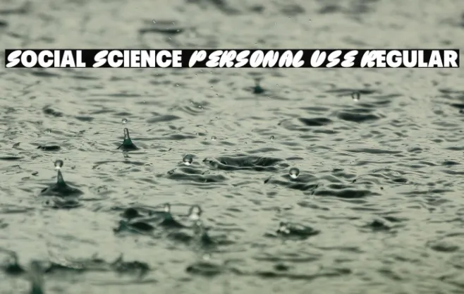 Social Science PERSONAL USE Regular Example 2