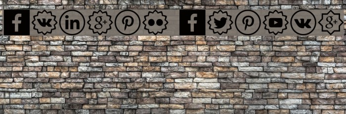 Social Shapes Font examples