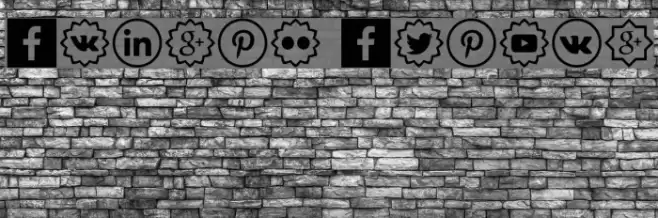 Social Shapes Fonte examples
