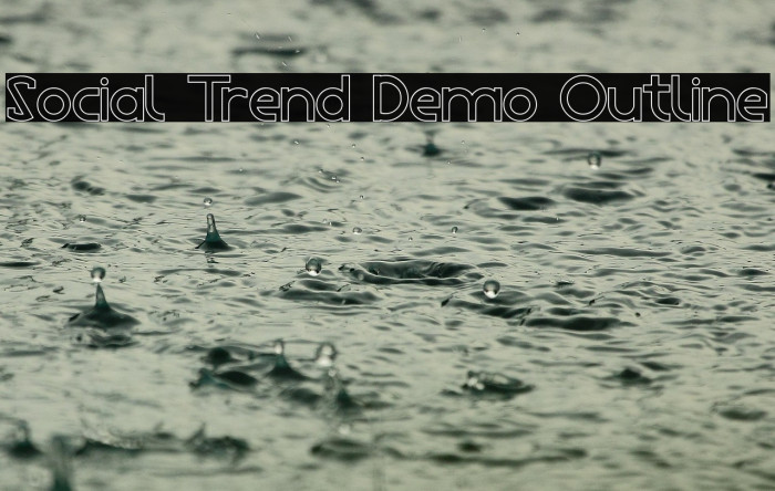 Social Trend Demo Outline Example 1