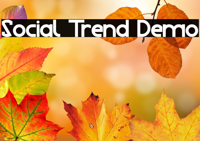 Social Trend Demo Example 1
