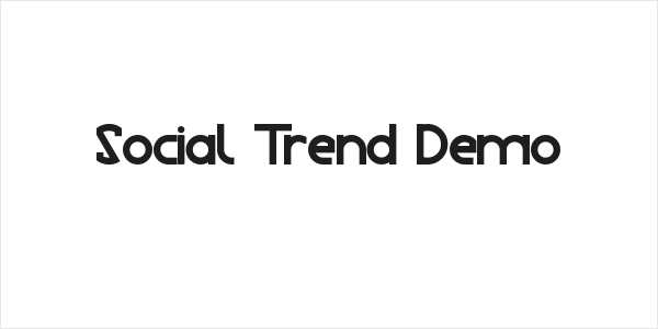 Social Trend Demo Logo