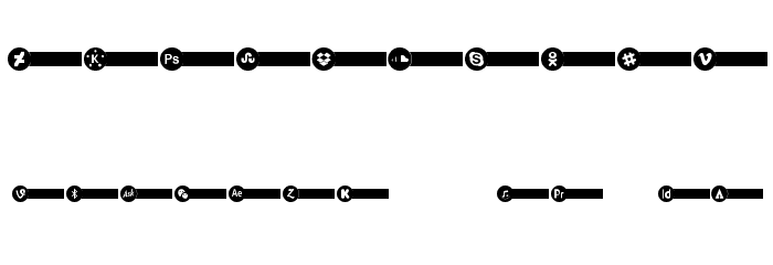 Social Type Font OTHER CHARS