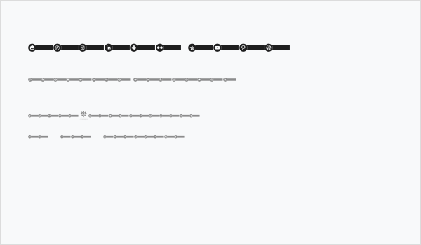 Social Type Business Card