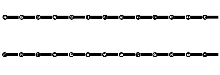 Social Type Font LOWERCASE