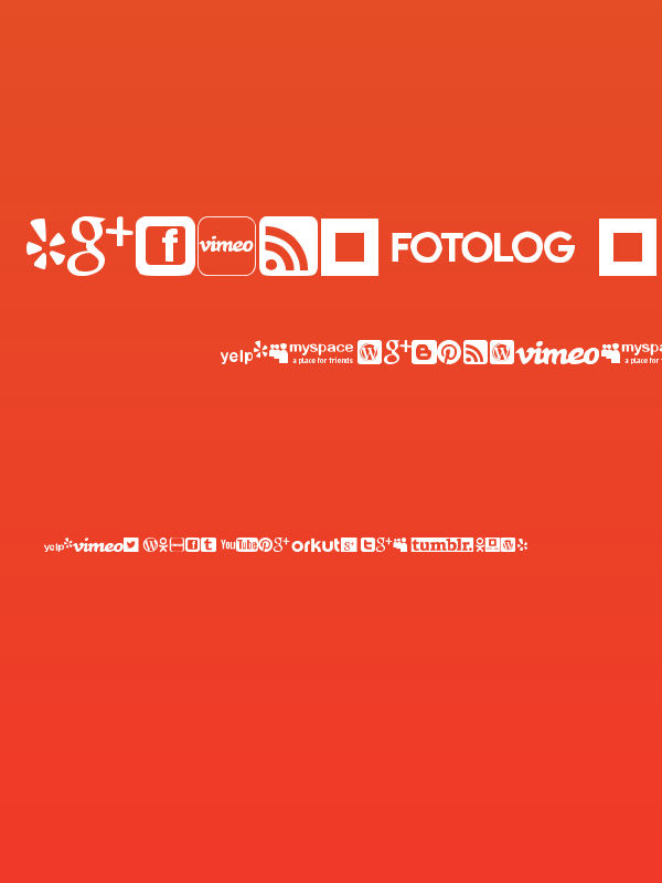 Social logos tfb Poster