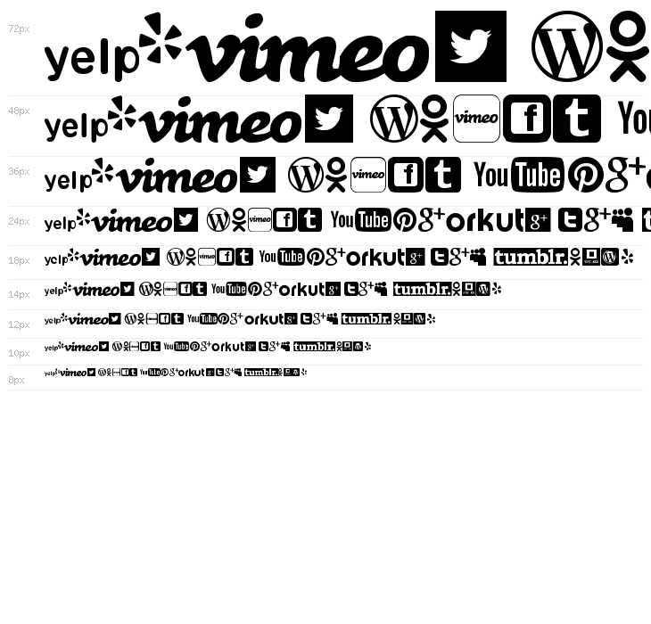 Social logos tfb Waterfall