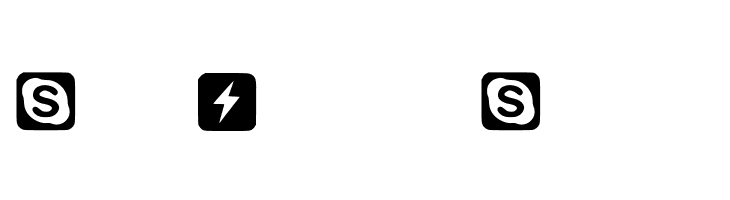 SocialNetworkingSymbols1  フリーフォントのダウンロード