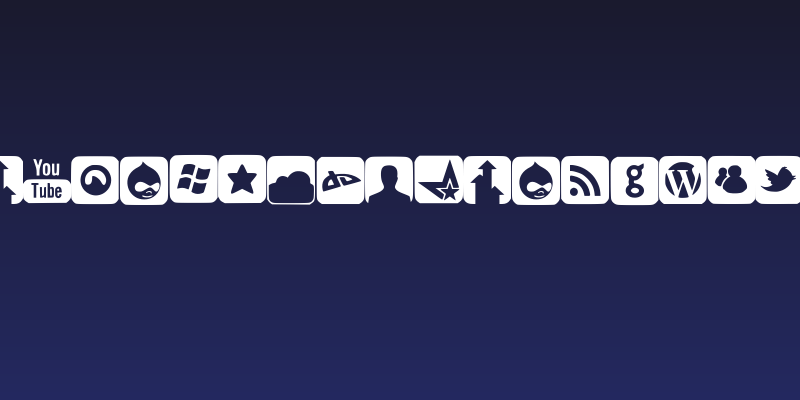 SocialNetworkingSymbols2 Social Header