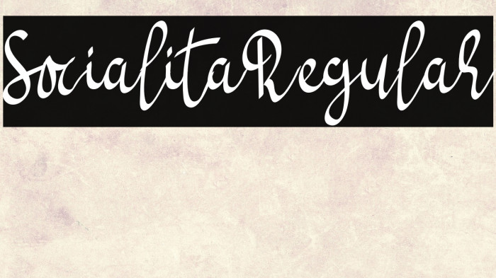 SocialitaRegular Example 1