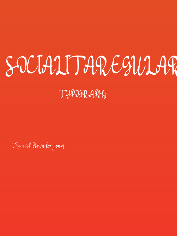 SocialitaRegular Poster