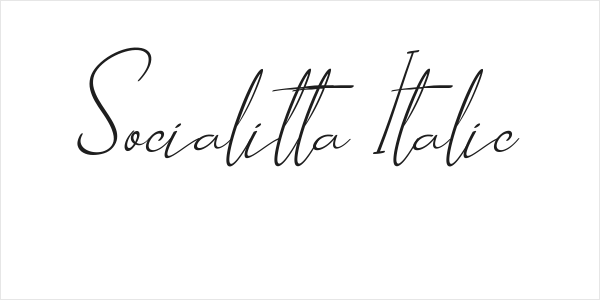 Socialitta Italic Logo