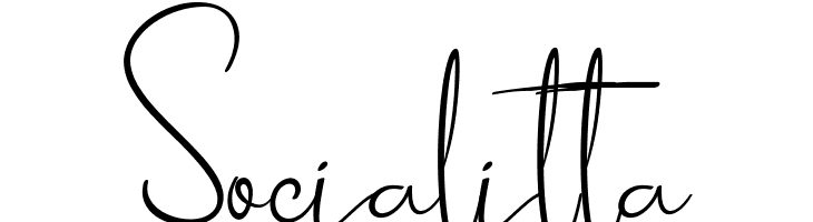 Socialitta  Frei Schriftart Herunterladen