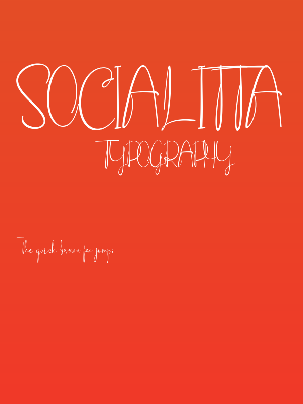 Socialitta Poster