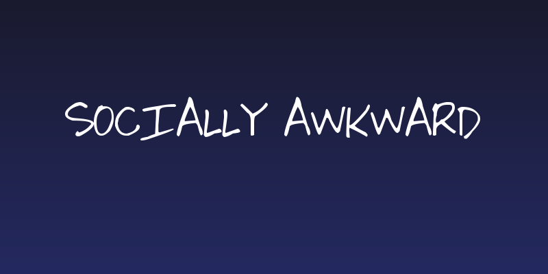 Socially Awkward Social Header