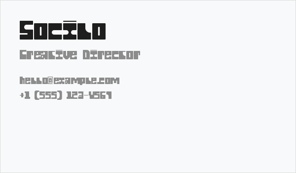 Socilo Business Card