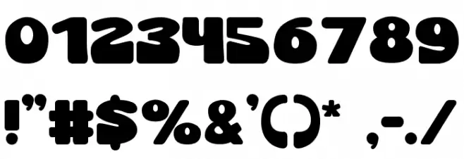 Socmed-Badge Font OTHER CHARS