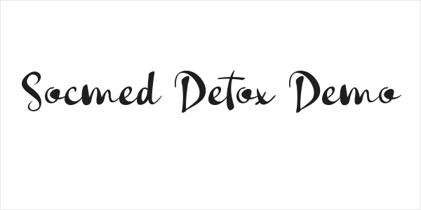 Socmed Detox Demo Logo