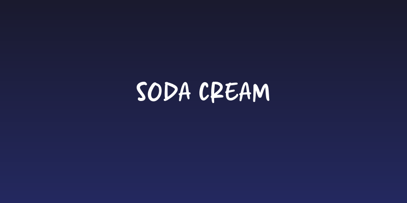 Soda Cream Social Header