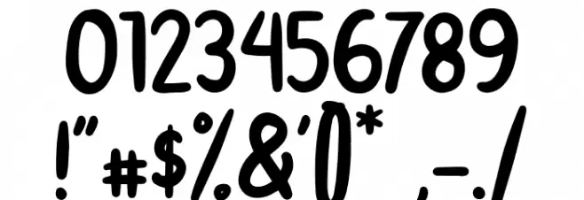 Soda Land Font OTHER CHARS