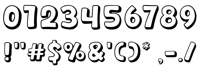 Soda Shake Font OTHER CHARS
