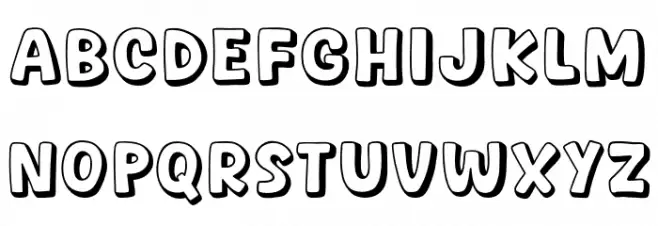 Soda Shake Font Litere mici