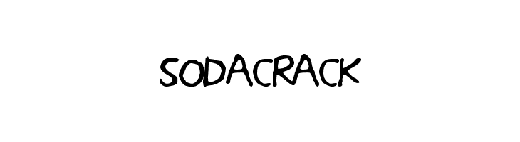 SodaCrack Font