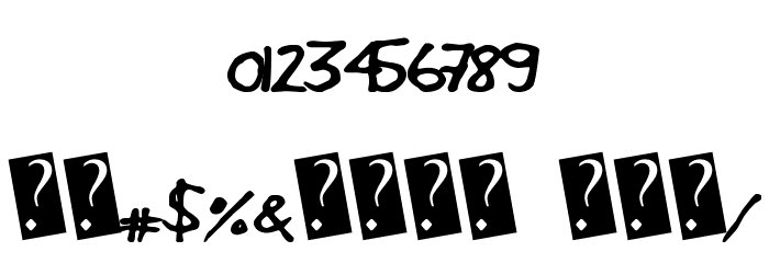 SodaCrack フォント その他の文字