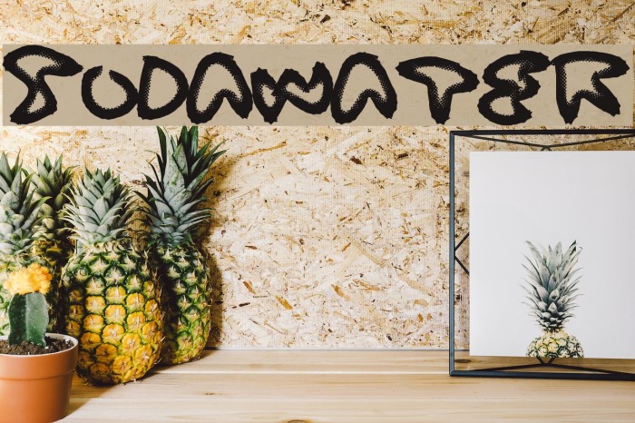 SodaWater Шрифта examples