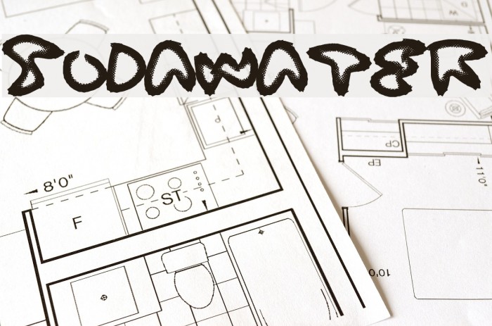 SodaWater Шрифта examples