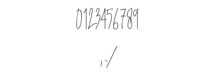 Sodera Personal Use Font OTHER CHARS