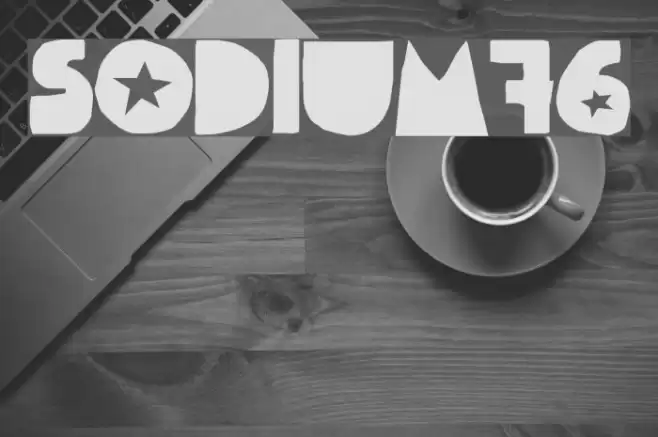 Sodium'76 Font examples