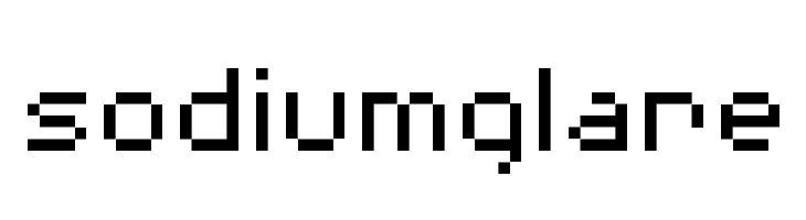 SodiumGlare  免费字体下载