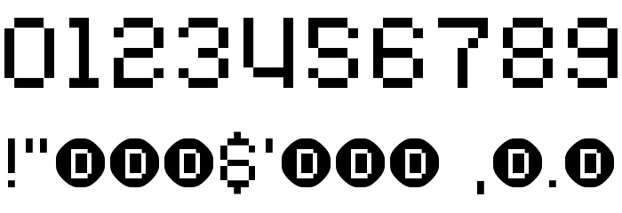 SodiumGlare Font OTHER CHARS