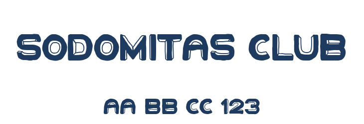 Sodomitas Club Font Preview