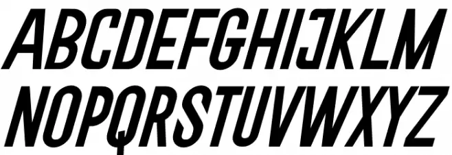 Soegja Italic Caratteri MAIUSCOLE