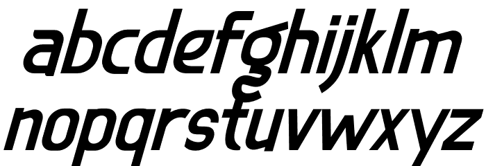 Soegja Italic Font LOWERCASE
