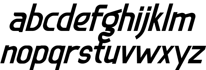 Soegja Italic Font LOWERCASE