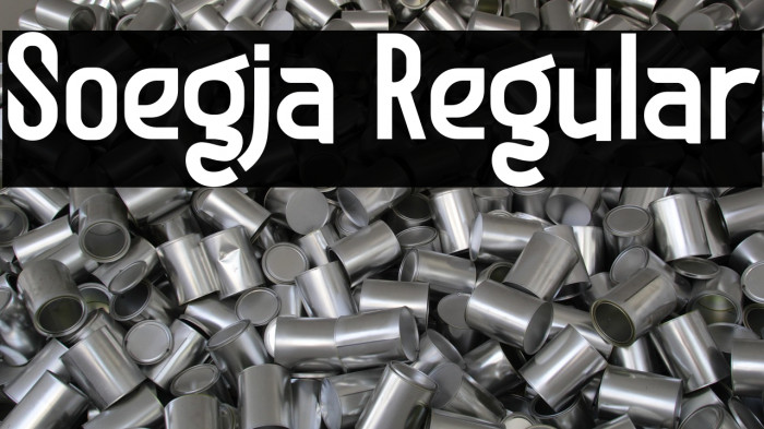 Soegja Regular Example 2