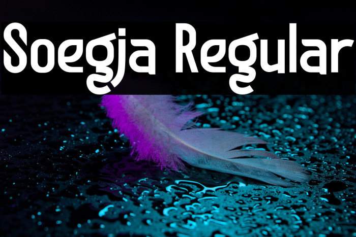 Soegja Regular Example 3