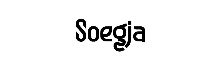 Soegja  नि: शुल्क फ़ॉन्ट्स डाउनलोड