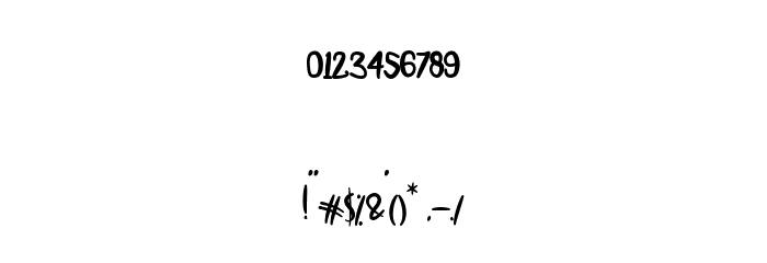 Soengenep Font OTHER CHARS