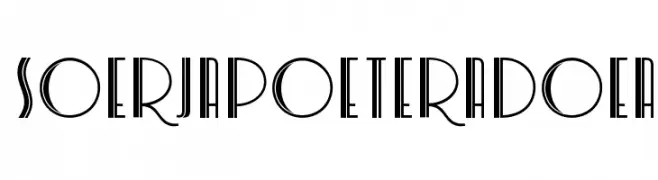 SoerjapoeteraDoea  Frei Schriftart Herunterladen